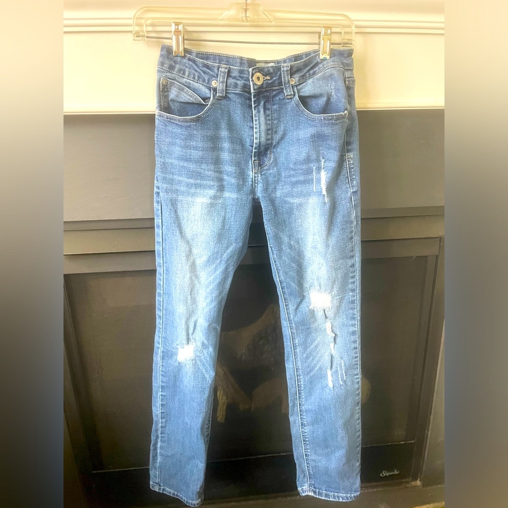 EUC Girls Hudson skinny jeans size 14